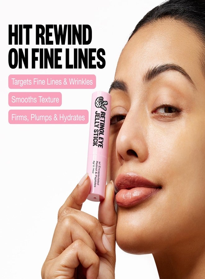 PEACE OUT Retinol Eye Jelly Stick, Under Eye Treatment for Hydration, Fine Lines & Wrinkles, with Encapsulated Retinol, Peptides & Squalane for Smoother Looking Under Eyes, 0.14 oz - Image 4